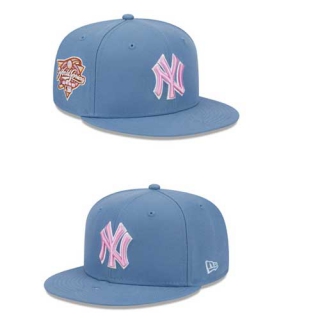 MLB New York Yankees New Era 2000 World Series Side Patch 9FIFTY Snapback Hat Faded Blue 2297