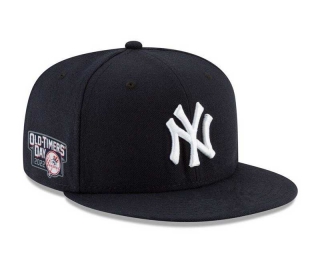 MLB New York Yankees New Era 2022 Old-Timers' Day Side Patch 9FIFTY Snapback Hat Navy 2301