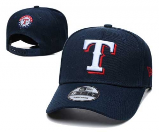 MLB Texas Rangers New Era Curved Brim Back Patch 9FIFTY Snapback Hat Navy 2013