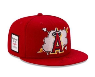 MLB Los Angeles Angels New Era 9FIFTY Snapback Hat Red 2023