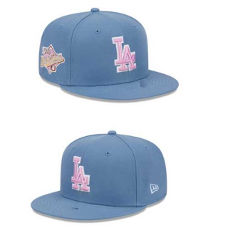 MLB Los Angeles Dodgers New Era 1988 World Series Side Patch 9FIFTY Snapback Hat Faded Blue 2338