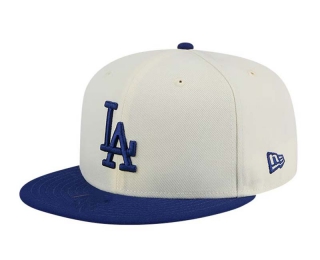 MLB Los Angeles Dodgers New Era Chrome 9FIFTY Snapback Hat White Royal 2347