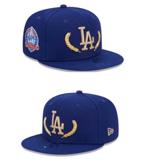 MLB Los Angeles Dodgers New Era Gold Leaf 60th Anniversary 9FIFTY Snapback Hat Royal 2349