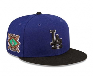 MLB Los Angeles Dodgers New Era Royal Team AKA Side Patch 9FIFTY Snapback Hat 2351