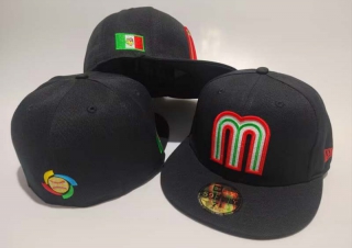 New Era Mexico World Baseball Classic 59FIFTY Fitted Hat Black 1001