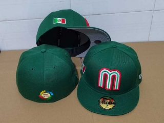 New Era Mexico World Baseball Classic 59FIFTY Fitted Hat Dark Green 1004