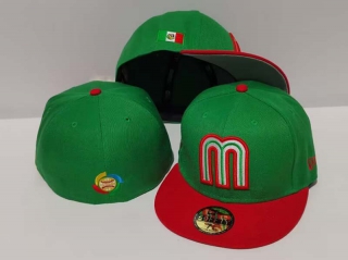 New Era Mexico World Baseball Classic 59FIFTY Fitted Hat Green Red 1005