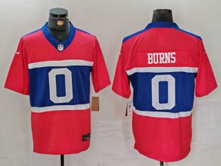 Men's NFL New York Giants #0 Brian Burns Nike Century Red Alternate Football Jersey