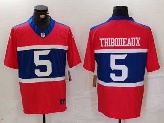 Men's NFL New York Giants #5 Kayvon Thibodeaux Nike Century Red Alternate Football Jersey