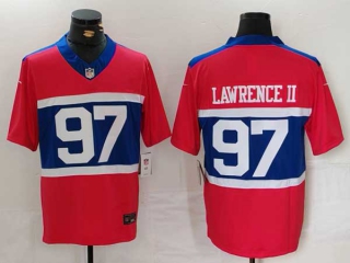 Men's NFL New York Giants #97 Dexter Lawrence II Nike Century Red Alternate Football Jersey