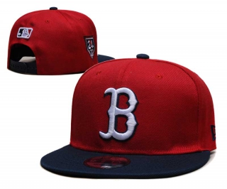 MLB Boston Red Sox New Era 2024 Batting Practice Side Patch 9FIFTY Snapback Hat Red Navy 6026