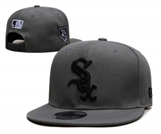 MLB Chicago White Sox New Era 2024 Spring Training Side Patch 9FIFTY Snapback Hat Graphite 6036