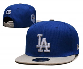 MLB Los Angeles Dodgers New Era 1980 All Star Game Side Patch 9FIFTY Snapback Hat Blue Cream 6058