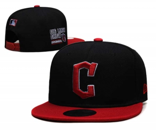 MLB Cleveland Guardians New Era Big League Chew Side Patch 9FIFTY Snapback Hat Black Red 6004