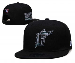 MLB Miami Marlins New Era Big League Chew Side Patch 9FIFTY Snapback Hat Black 6010