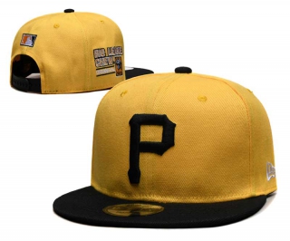 MLB Pittsburgh Pirates New Era Big League Chew Side Patch 9FIFTY Snapback Hat Gold Black 6012