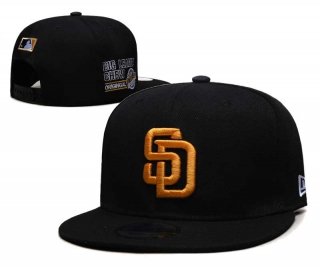 MLB San Diego Padres New Era Big League Chew Side Patch 9FIFTY Snapback Hat Black 6002