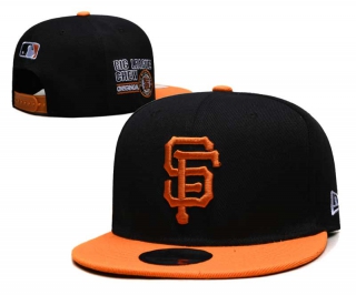 MLB San Francisco Giants New Era Big League Chew Side Patch 9FIFTY Snapback Hat Black Orange 6019