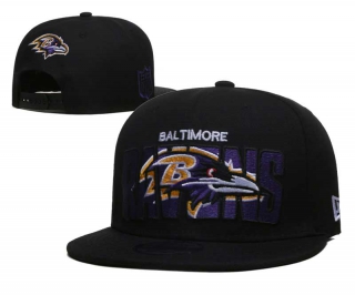 NFL Baltimore Ravens New Era 2023 NFL Draft Back Patch 9FIFTY Snapback Hat Black 6029