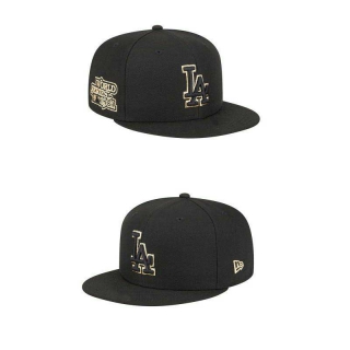 MLB Los Angeles Dodgers New Era 1981 World Series Side Patch 9FIFTY Snapback Hat Black 2357