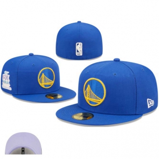 NBA Golden State Warriors New Era Royal 6x Finals Champions Pop Sweat 59FIFTY Fitted Hat 1102