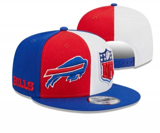 NFL Buffalo Bills New Era Red Royal 2023 Sideline 9FIFTY Snapback Hat 2005