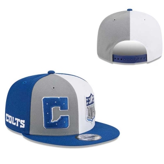 NFL Indianapolis Colts New Era Gray Royal 2023 Sideline Secondary Logo 9FIFTY Snapback Hat 2005