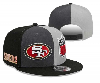 NFL San Francisco 49ers New Era Graphite Black 2023 Sideline 9FIFTY Snapback Hat 2025