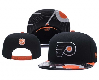 NHL Philadelphia Flyers New Era Black Back Patch 9FIFTY Snapback Hat 3001