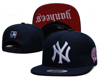 MLB New York Yankees Yupoong The Classics Navy Side Patch Snapback Hat 8048