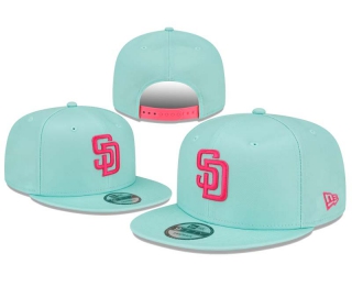 MLB San Diego Padres New Era Mint Pink City Connect 9FIFTY Snapback Hat 8008