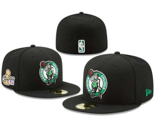 NBA Boston Celtics New Era Black 2024 NBA Finals Champions Side Patch 59FIFTY Fitted Hat 8001