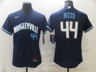 Men's MLB Chicago Cubs #44 Anthony Rizzo Navy City Connect Wrigleyville Flex Base Stitched Nike Baseball Jersey