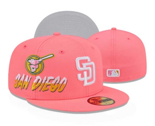 MLB San Diego Padres New Era Pink City Connect Icon Side Patch 59FIFTY Fitted Hat 3004