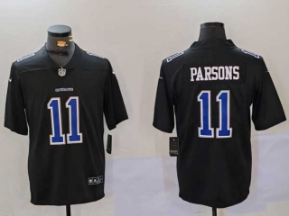 Men's NFL Dallas Cowboys #11 Micah Parsons Black Vapor Limited Stitched Football Nike Jersey