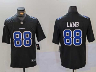 Men's NFL Dallas Cowboys #88 CeeDee Lamb Black Vapor Limited Stitched Football Nike Jersey