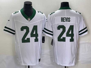 Men's NFL New York Jets #24 Darrelle Revis White F.U.S.E. Vapor Limited Nike Stitched Football Jersey