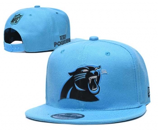 NFL Carolina Panthers New Era Light Blue keep pounding Side Patch 9FIFTY Snapback Hat 3005