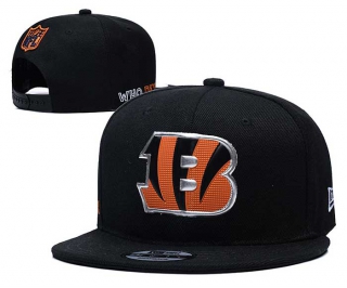 NFL Cincinnati Bengals New Era Black WHO DEY Side Patch 9FIFTY Snapback Hat 3029