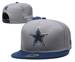 NFL Dallas Cowboys New Era Gray Navy America's Team Side Patch 9FIFTY Snapback Hat 3101