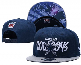 NFL Dallas Cowboys New Era Navy Gray Back Patch 9FIFTY Snapback Hat 3107