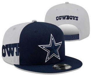 NFL Dallas Cowboys New Era Navy Gray Gameday Side Patch 9FIFTY Snapback Hat 3108