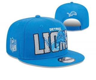 NFL Detroit Lions New Era Blue 2023 NFL Draft 9FIFTY Adjustable Snapback Hat 3007