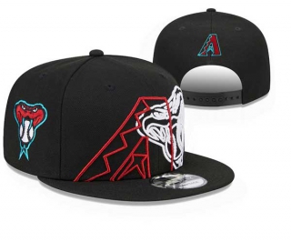 MLB Arizona Diamondbacks New Era Black Game Day Overlap 9FIFTY Adjustable Snapback Hat 3009