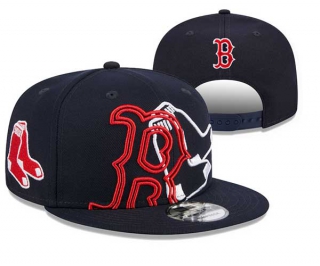 MLB Boston Red Sox New Era Navy Game Day Overlap 9FIFTY Adjustable Snapback Hat 3038