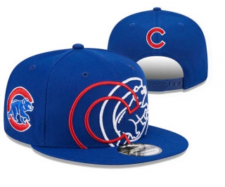 MLB Chicago Cubs New Era Royal Game Day Overlap 9FIFTY Adjustable Snapback Hat 3023