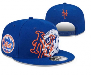 MLB New York Mets New Era Royal Game Day Overlap 9FIFTY Adjustable Snapback Hat 3020