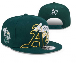 MLB Oakland Athletics New Era Green Game Day Overlap 9FIFTY Adjustable Snapback Hat 3014