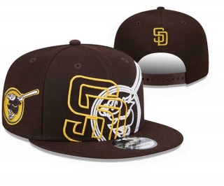 MLB San Diego Padres New Era Brown Game Day Overlap 9FIFTY Adjustable Snapback Hat 3018