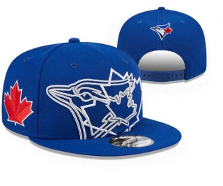 MLB Toronto Blue Jays New Era Royal Game Day Overlap 9FIFTY Adjustable Snapback Hat 3021